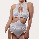 Mesh Bondage Hollow Sexy Lingerie Set