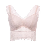 Mulberry Silk-Trimmed Bra