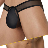 Ice Silk Sheer Bulge-Enhancing T-Back Thong