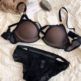 Mesh Strap Design Women's Lingerie Set