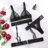 Ultra-thin Mesh Transparent Sexy Lingerie Set