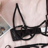 Hollow-Out Sexy Lingerie Set