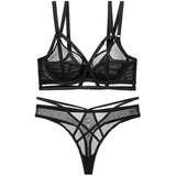 Strappy ultra - thin lingerie for intimate occasions