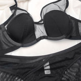 Black Lace Bra and Panty Set