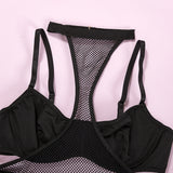 Fishnet Hollow-out Transparent Sexy Lingerie Set