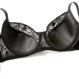 PU Leather - spliced Lace Lingerie Set