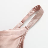 Flowing silk pleated - cup camisole underwear