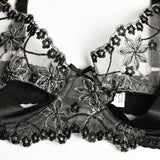 Strap - neck - hanging embroidered sexy underwear set